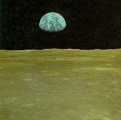 Earthrise from Moon