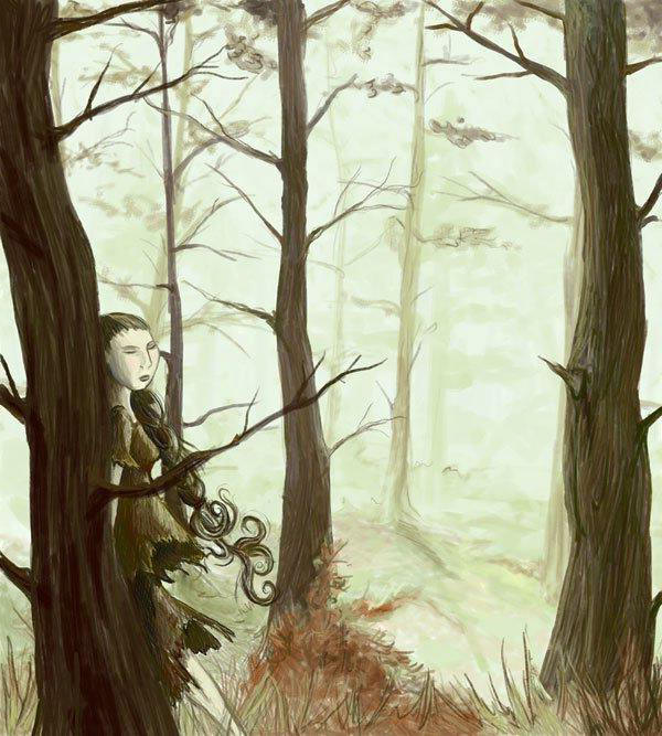 A Girl in the Forest by Laura Pelick